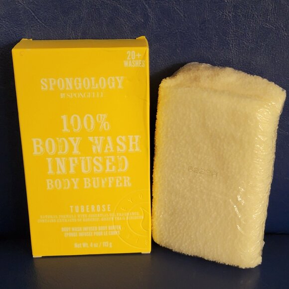 SPONGOLOGY by Spongellé TUBEROSE Body Wash Infused Body Buffer - Picture 10 of 10